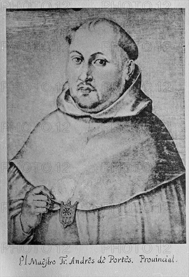 PACHECO FRANCISCO 1564/1644
FRAY ANDRES DE PORTE (1548-1613) - LIBRO DE RETRATOS DE ILUSTRES Y MEMORABLES VARONES - 1599
Madrid, musée Lazaro Galdiano