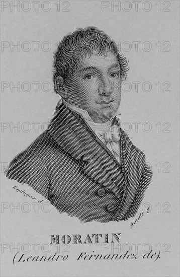 AMILLS J
LEANDRO FERNANDEZ DE MORATIN - 1760/1828 - DRAMATURGO ESPAÑOL CREADOR DE  LA COMEDIA NEOCLASICA
MADRID, MUSEO MUNICIPAL
MADRID