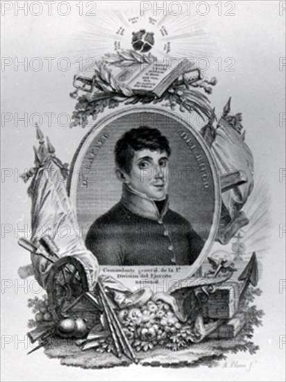 RAFAEL DEL RIEGO - 1785/1823 - COMANDANTE GENERAL DE LA 12 DIVISION DEL EJERCITO NACIONAL
MADRID, MUSEO MUNICIPAL
MADRID