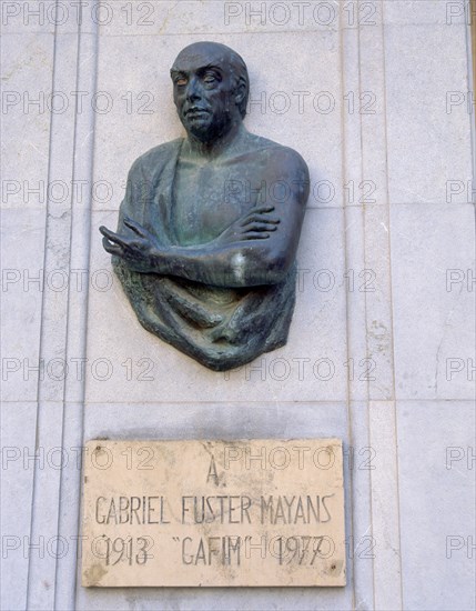 ESCULTURA CONMEMORATIVA DE GABRIEL FUSTER MAYANS "GAFIM" - S XX
PALMA, EXTERIOR
MALLORCA

This image is not downloadable. Contact us for the high res.
