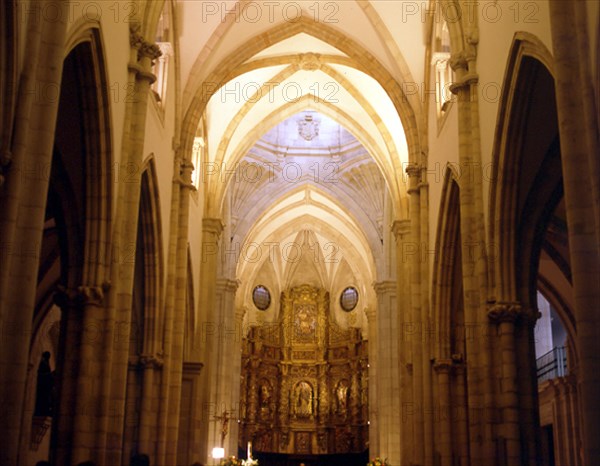 INTERIOR - CATEDRAL GOTICA CONSTRUIDA EN EL S XIV RECONSTRUIDA DESPUES DEL INCENDIO DE 1941
SANTANDER, CATEDRAL
CANTABRIA

This image is not downloadable. Contact us for the high res.
