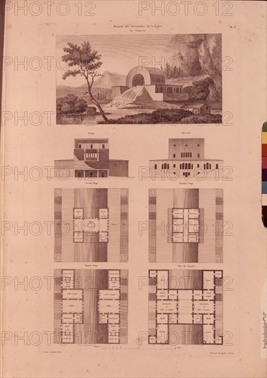 LEDOUX NICOLAS 1736/1806
GRABADO - CASA DE LOS DIRECTORES DE LA LEY - S XVIII
PARIS, BIBLIOTECA NACIONAL
FRANCIA

This image is not downloadable. Contact us for the high res.
