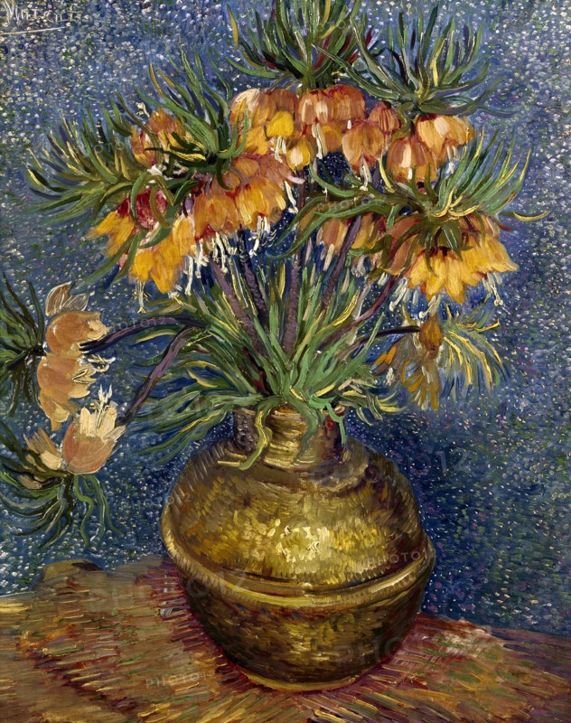 Van Gogh, Fritillaries in a Copper Vase