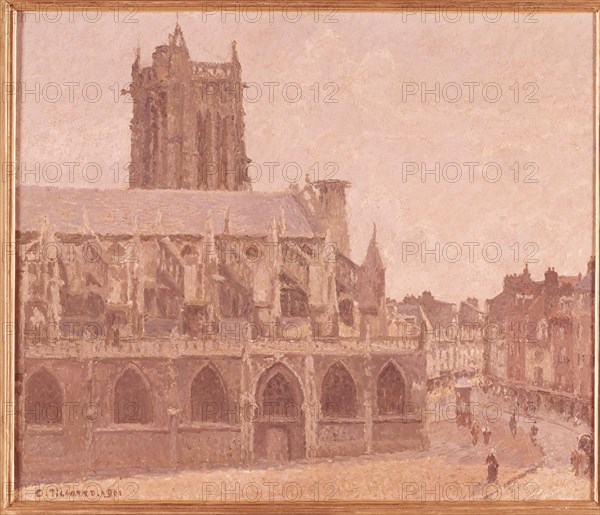 Pissarro, The Saint Jacques Church in Dieppe