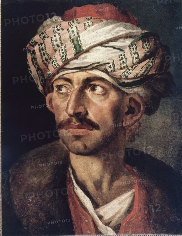 GERICAULT, THEODORE. RETRATO DE UN ORIENTAL - S XIX - ROMANTICISMO FRANCES