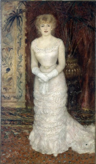 RENOIR AUGUSTE 1841/1919
JEANNE SAMARY - 1878 - 173x103 - IMPRESIONISMO FRANCES
SAN PETESBURGO, MUSEO ERMITAGE
RUSIA