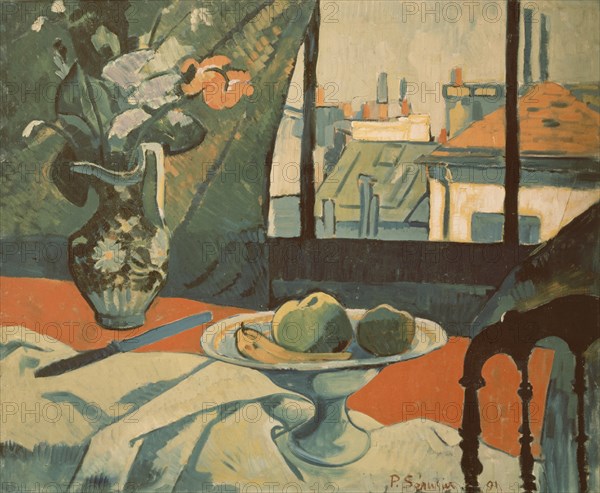SERUSIER PAUL 1863/1927
NATURALEZA MUERTA EN LA VENTANA - 1891 - O/L - PINTURA NABI
COLECCION PARTICULAR

This image is not downloadable. Contact us for the high res.