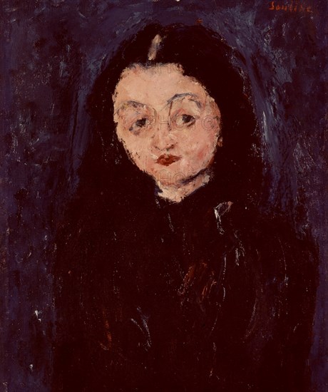 SOUTINE CHAÏM 1894/1943
RETRATO FEMENINO - S XX - EXPRESIONISMO FRANCES