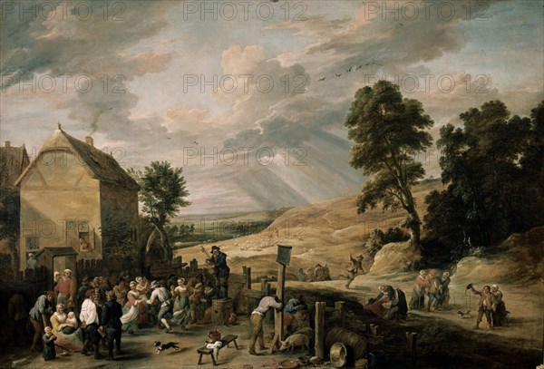 TENIERS II DAVID EL JOVEN 1610/90
DANZA DE CAMPESINOS DELANTE DE UNA POSADA - S XVII - O/L - 167x243 - BARROCO FLAMENCO
KASSEL, MUSEO STAATLICHE
ALEMANIA

This image is not downloadable. Contact us for the high res.