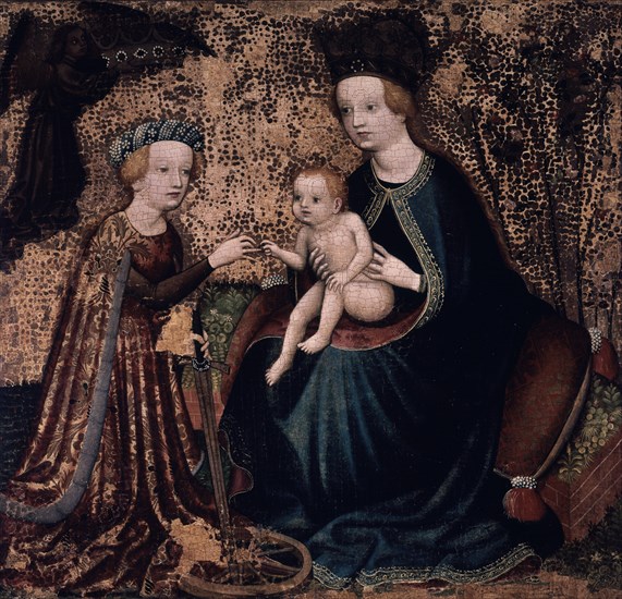 MAESTRO DEL ALTAR DEL SALVADOR
DESPOSORIOS MISTICOS DE SANTA CATALINA - 1430 - 13x18 - 67x72
MUNICH, ANTIGUA PINACOTECA
ALEMANIA