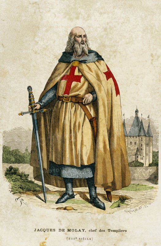 Jacques de Molay, Grand Maître de l'Ordre du Temple