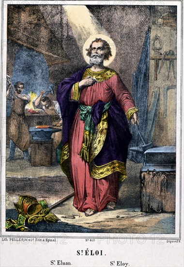 SAN ELOY EL MAS FAMOSO ORFEBRE DE FRANCIA EN EL SIGLO VII - LITOGRAFIA - S XIX

This image is not downloadable. Contact us for the high res.