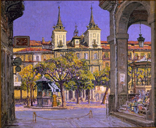 GRACIA MANUEL DE 1937-
PLAZA MAYOR DE SEGOVIA