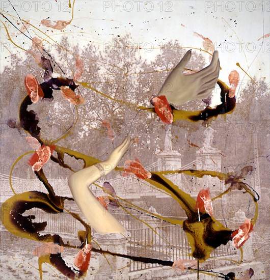 GALINDO JORGE 1964/
LES FONDS DE LA PINTURA - 2000 - TECNICA MIXTA SOBRE LIENZO - 280x270
BOROX, COLECCION JORGE GALINDO
TOLEDO