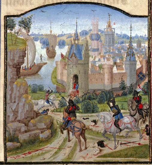 D- LIBRO CRUZADAS-1º CRUZADA-GODOFREDO DE BOUILLON CONQUISTA JERUSALEN - Conj nº 77230
VIENA, BIBLIOTECA NACIONAL
AUSTRIA