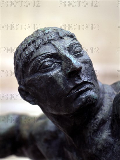 BOURDELLE ANTOINE 1861/1929
DET- CABEZA DE HERACLES ARQUERO CAZANDO LAS AVES DEL LAGO ESTINFALO-1909
NUEVA ORLEANS-LUISIANA, MUSEO DE ARTE
EEUU

This image is not downloadable. Contact us for the high res.