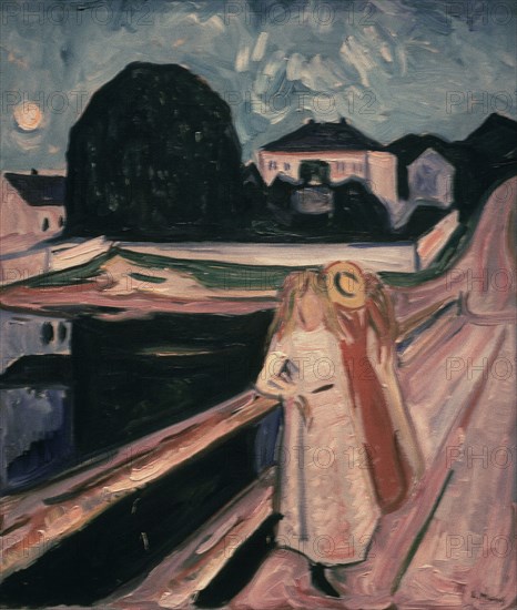 MUNCH EDUARD 1863-1944
MUCHACHAS EN UN PUENTE -1904 - EXPRESIONISMO
FORT WORTH-TEXAS, MUSEO KIMBELL
EEUU