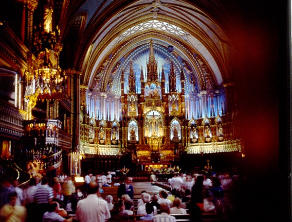 BOURICHE HENRI
INTERIOR-VISTA DEL ALTAR MAYOR-1880
MONTREAL, BASILICA NUESTRA SEÑORA
CANADA