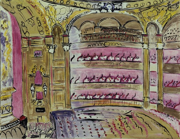 ORONOZ JUAN ANTONIO
INTERIOR DEL TEATRO DE LA OPERA - S XX - (COPIA DE DUFY)
MADRID, COLECCION ORONOZ
MADRID