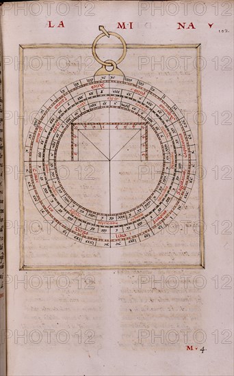 ALFONSO X EL SABIO 1221/84
MS HI1-FOL 102-COPIA DEL LIBRO DEL SABER DE ASTRONOMIA-1276 EJEMPLAR DE JUAN HONORATO DE 1562
SAN LORENZO DEL ESCORIAL, MONASTERIO-BIBLIOTECA
MADRID