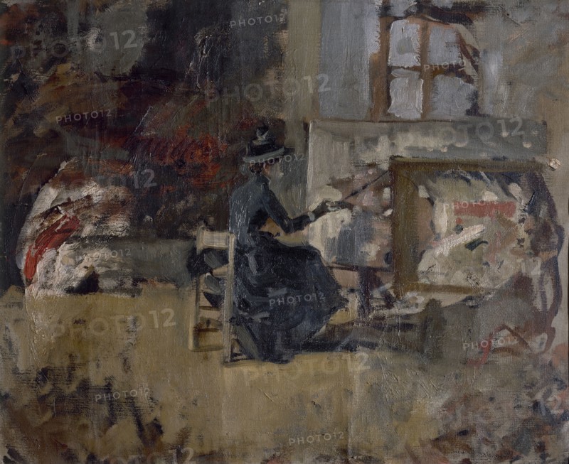 Sorolla, Woman at her Easel
