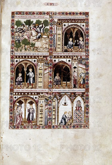 ALFONSO X EL SABIO 1221/84
MTI1-CANTIGA STA MARIA Nº106-F153R-VIRGEN SACA A ESCUDEROS DE LA PRISION-MINIATURA S XIII
SAN LORENZO DEL ESCORIAL, MONASTERIO-BIBLIOTECA
MADRID

This image is not downloadable. Contact us for the high res.