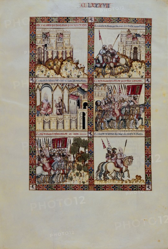 The King of Granada besieges the castle of Chincoya