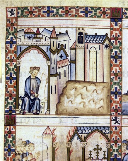 ALFONSO X EL SABIO 1221/84
D-MS.B.R.20-CANTIGA STA MARIA-Nº316-F109-A-CLERIGO TROVADOR DE ESCARNIO-DON MARTIN ALVITEZ-S XIII
FLORENCIA, BIBLIOTECA NACIONAL
ITALIA