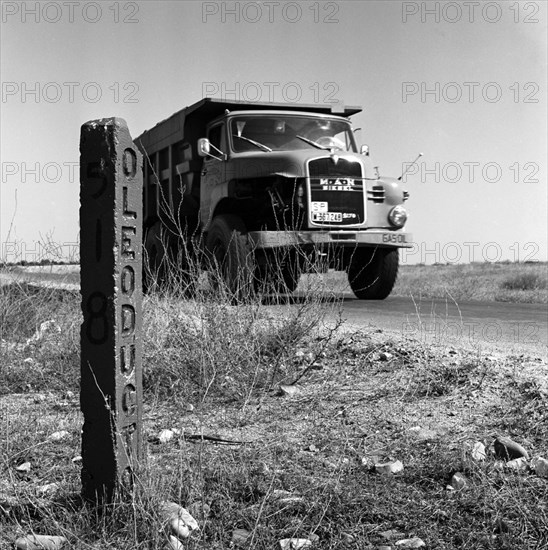 POSTE QUE INDICA EL PASO DEL OLEODUCTO ROTA-ZARAGOZA POR ARGANDA - AÑOS 60 - ByN 41478
ARGANDA, EXTERIOR
MADRID

This image is not downloadable. Contact us for the high res.