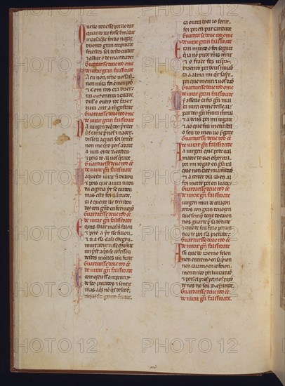 ALFONSO X EL SABIO 1221/84
MS B.R.20- CANTIGA STA MARIA Nº239-F22V-TEXTO-ESTROFA EN VERSO GALAICO PORTUGUES- S XIII
FLORENCIA, BIBLIOTECA NACIONAL
ITALIA