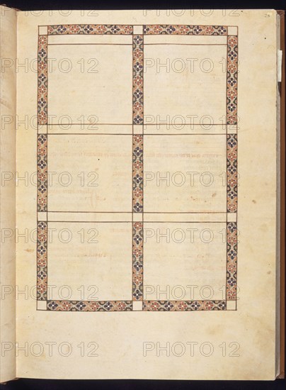 ALFONSO X EL SABIO 1221/84
MS B.R.20-CANTIGA STA MARIA Nº321-F28R-VIÑETAS SEPARADAS POR ORLAS SIN ILUMINACION-S XIII
FLORENCIA, BIBLIOTECA NACIONAL
ITALIA