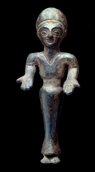 FIGURA FEMENINA PROCEDENTE DE COLLADO DE LOS JARDINES-SANTA ELENA (JAEN)
MADRID, MUSEO ARQUEOLOGICO NACIONAL
MADRID