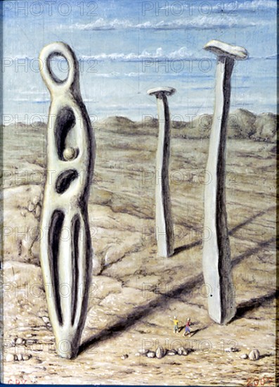 PEREZ VILLALTA GUILLERMO 1948-
FIGURAS EN PAISAJE - 2002 - TEMPLE/LIENZO - 22x16
MADRID, GALERIA SOLEDAD LORENZO
MADRID

This image is not downloadable. Contact us for the high res.