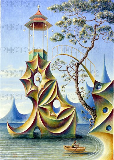 PEREZ VILLALTA GUILLERMO 1948-
ULISES PARTE DE LA ISLA DE CIRCE - 2003 - TEMPLE/LIENZO - 70x51
MADRID, GALERIA SOLEDAD LORENZO
MADRID

This image is not downloadable. Contact us for the high res.