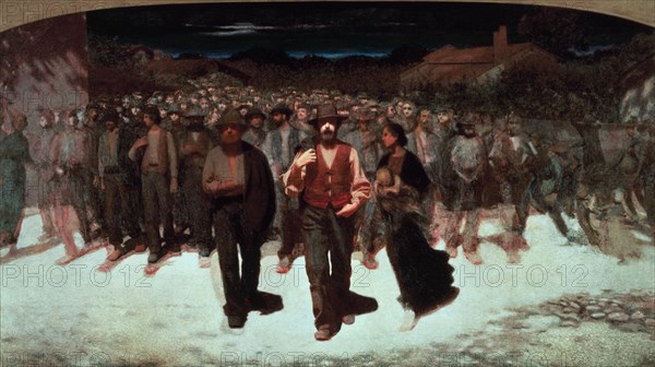 VOLPEDO GIUSEPPE PELLIZZA 1868-1907
EL CUARTO ESTADO O LA MARCHA HUMANA - 1901 - 285x543 - REALISMO SOCIAL
MILAN, PINACOTECA BRERA
ITALIA

This image is not downloadable. Contact us for the high res.