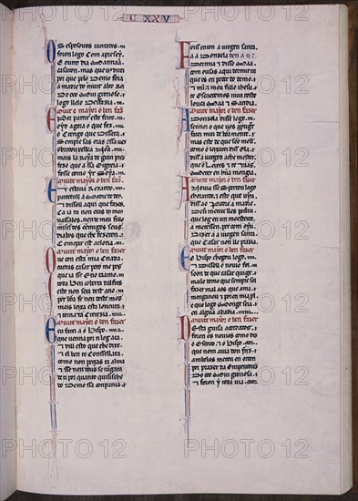 ALFONSO X EL SABIO 1221/84
MTI1-CANTIGA STA MARIA Nº125-F177R-TEXTO-ESTROFA EN VERSO GALAICO PORTUGUES-S XIII
SAN LORENZO DEL ESCORIAL, MONASTERIO-BIBLIOTECA
MADRID

This image is not downloadable. Contact us for the high res.