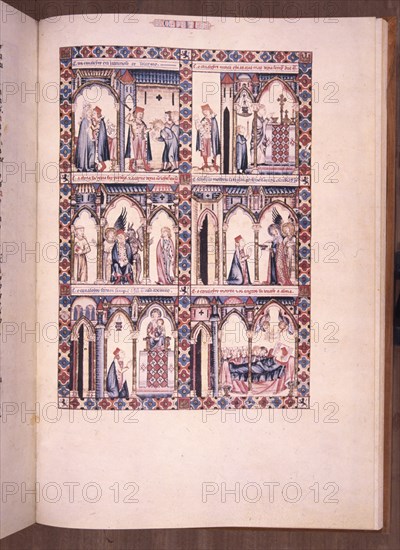 ALFONSO X EL SABIO 1221/84
MTI1-CANTIGA STA MARIA Nº152-F207R-CABALLERO LUJURIOSO Y DEVOTO CAMBIA DE VIDA PREDICANDO
SAN LORENZO DEL ESCORIAL, MONASTERIO-BIBLIOTECA
MADRID