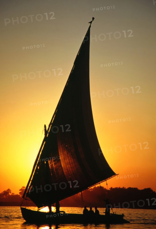Felouque sur le Nil, en Egypte