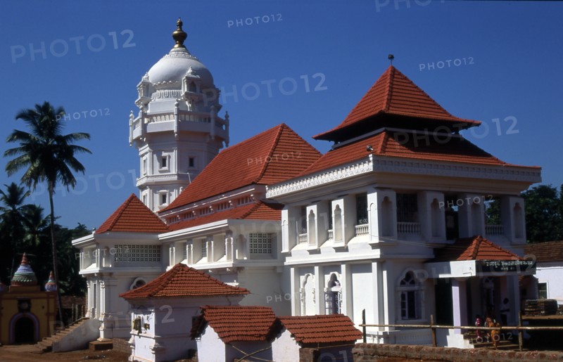 Temple Shri Shantadurga, près de Bali, Goa, Indonésie