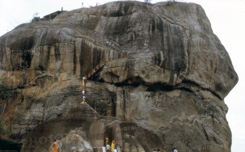 Rocher sacré à Sigiriya, Sri Lanka