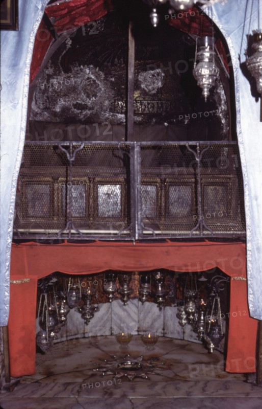 Grotte de la Nativité, à Bethléem en Cisjordanie