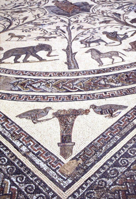 Roman mosaic, Animals scene