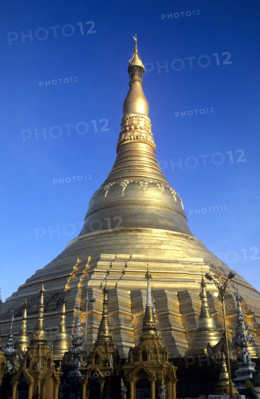 Shwedagon Pagoda in Yangon Myanmar