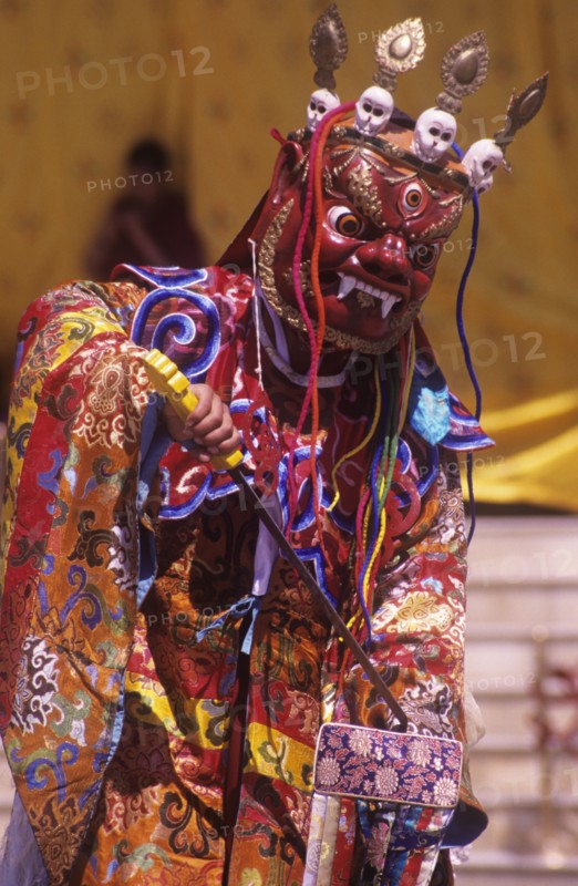 Cham dancer LOsar or Buddhist new year celebrations