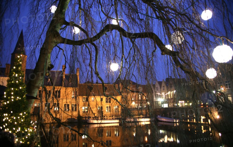 Christmas in Bruges Belgium