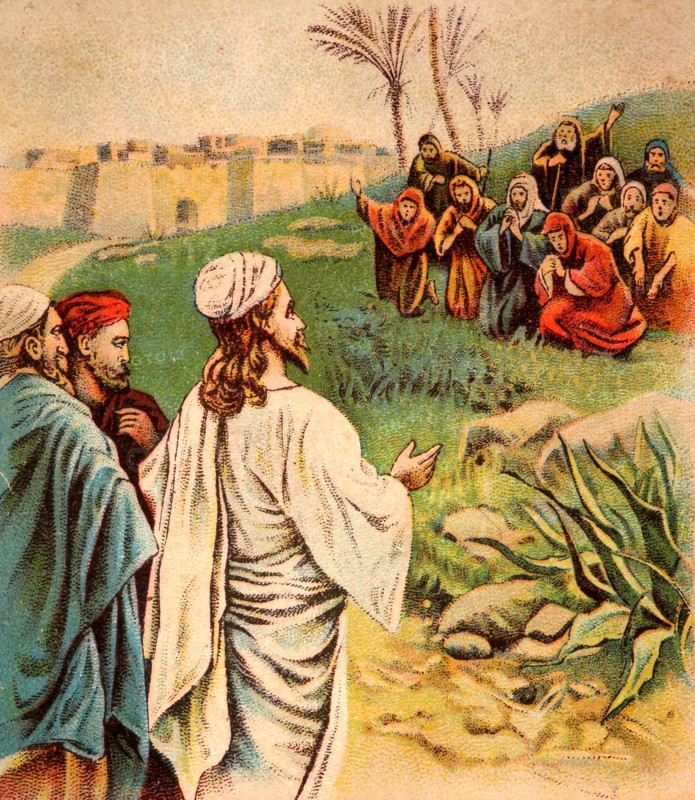 Miracles of Jesus IO lepers cured Luke 17 bible