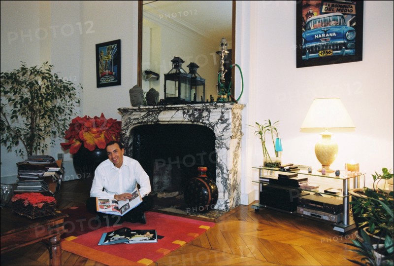 02/25/2004. Jean-Marc Morandini close-up in Paris