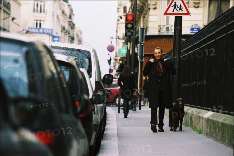 02/25/2004. Jean-Marc Morandini close-up in Paris