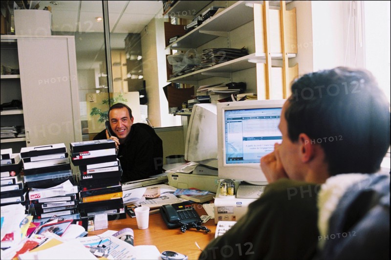 02/25/2004. Jean-Marc Morandini close-up in Paris