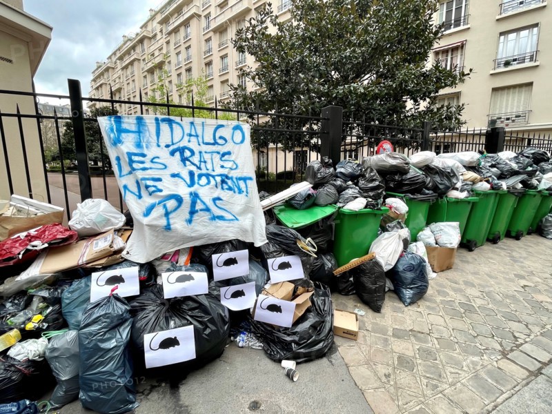 Poubelles à Paris (mars 2023)